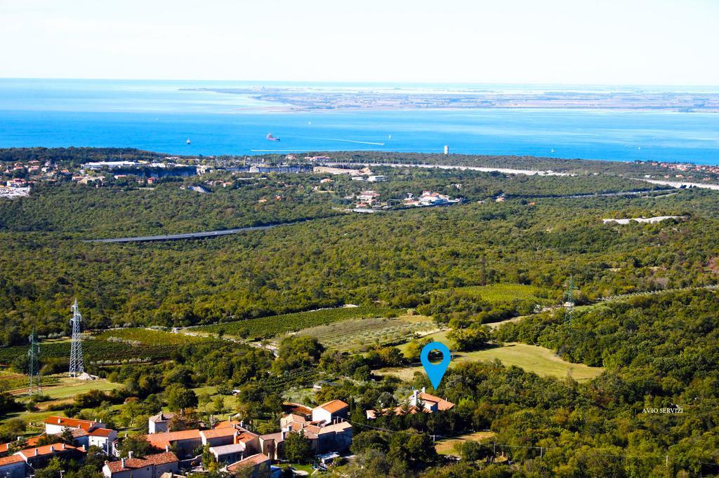Vila Terra Del Carso San Pelagio Exteriér fotografie